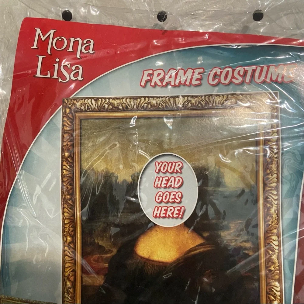 Mona Lisa Halloween Costume Painting Art Adult O/S Rasta Imposta Cosplay Party